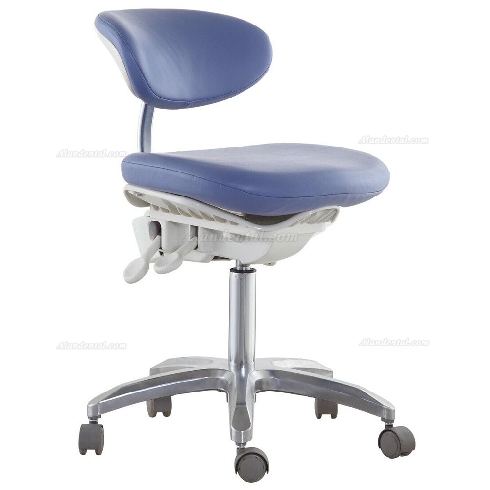 QIYUAN QY DS-PB1 Dental Stool Dynamic Chair Seat with Foot Base PU Leather